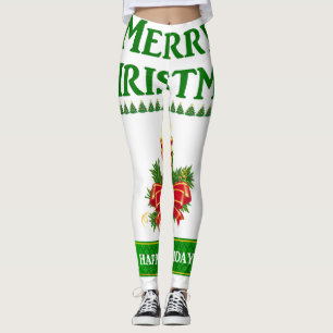Merry Christmas Candle Leggings