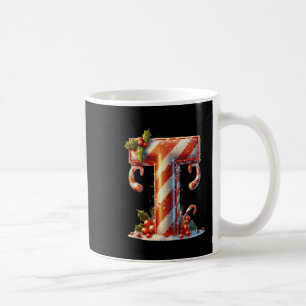 Merry Christmas Candy Cane T Design Tank Top  Coffee Mug