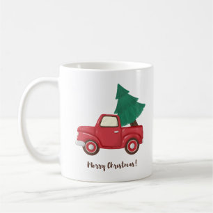 Merry Christmas Car Coffee Mug