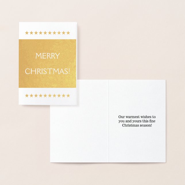 "MERRY CHRISTMAS!" Card (Display)