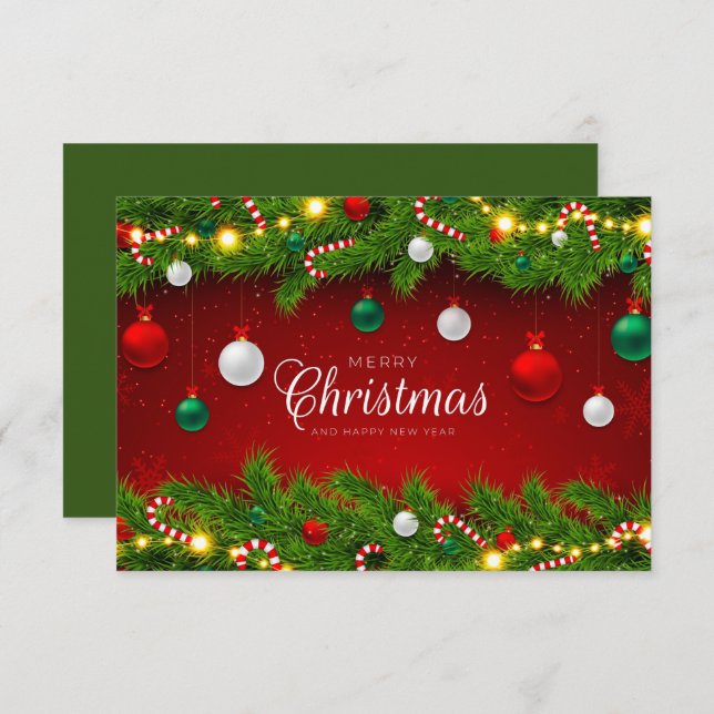 merry Christmas card (Front/Back)