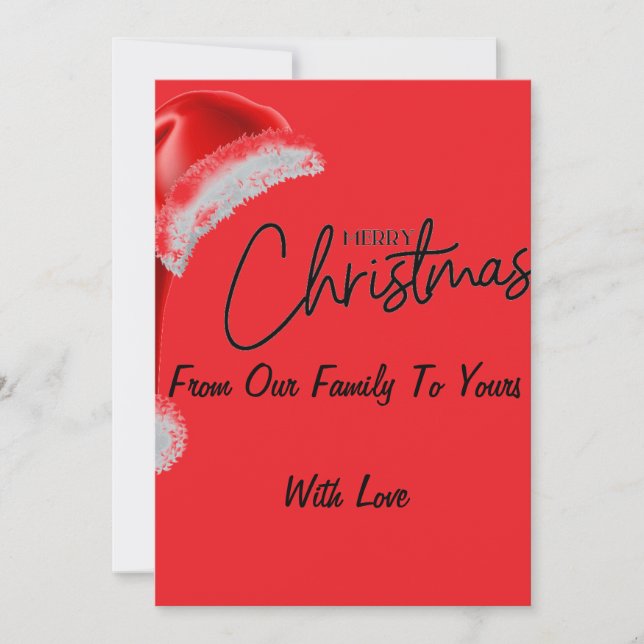 Merry Christmas Card (Front)