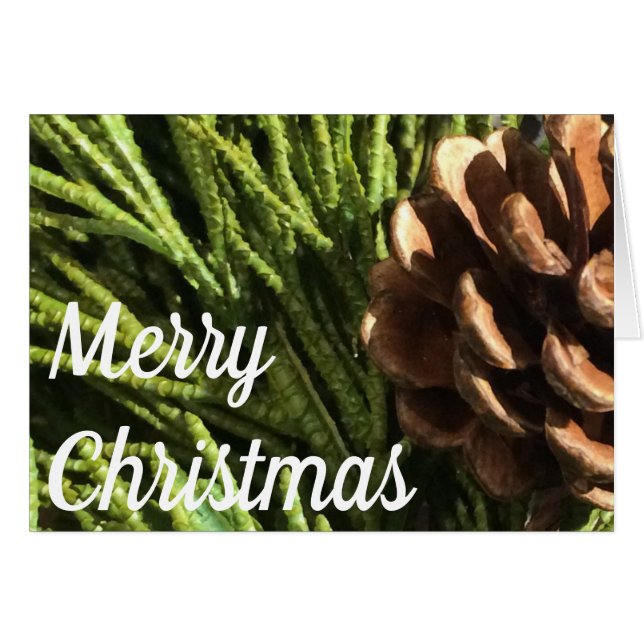 Merry Christmas, card (Front Horizontal)