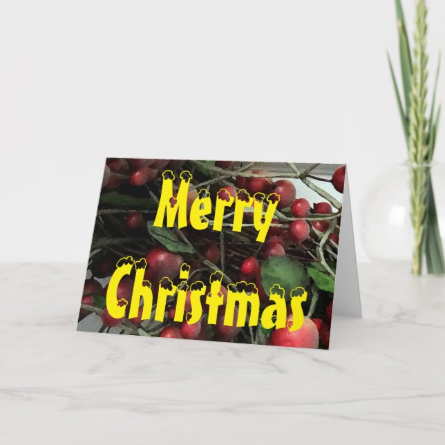 Merry Christmas, card (Front)