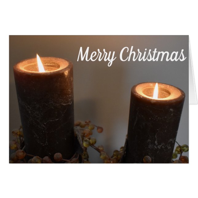 Merry Christmas, card (Front Horizontal)