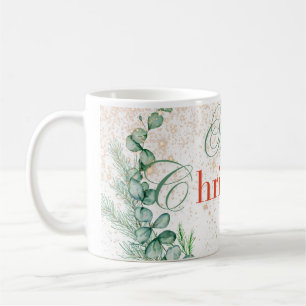 Merry Christmas Card Coffee Mug