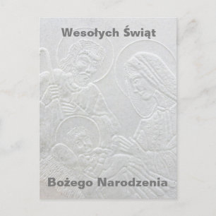 Merry Christmas Card in Polish Wesołych Świąt