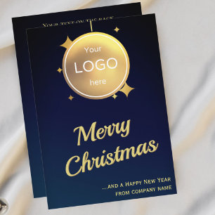 Merry Christmas Card Logo Corporate Holiday 2025