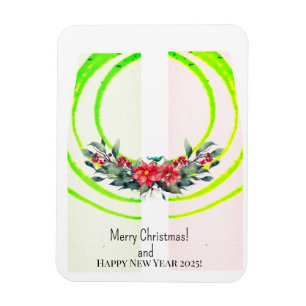 Merry Christmas! Card Magnet