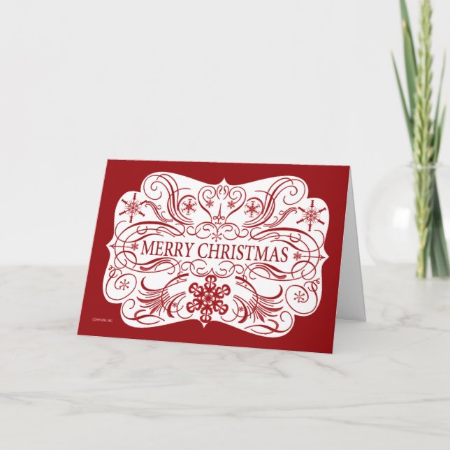 Merry Christmas Card red (Front)