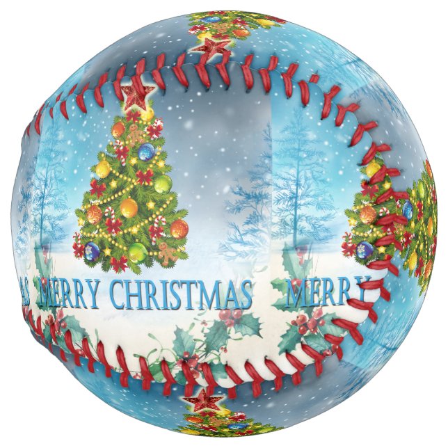 Merry Christmas card Softball (Front Right)