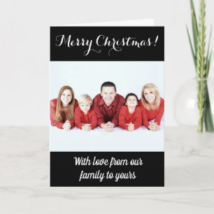 Merry Christmas cards customisable