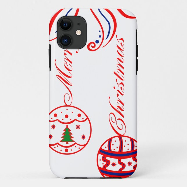 Merry Christmas Case-Mate iPhone Case (Back)