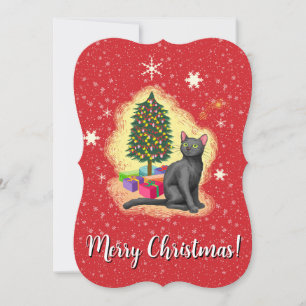 Merry Christmas Cat Card