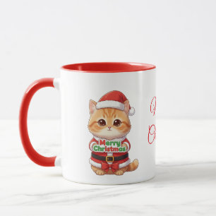 Merry Christmas Cat Lover's Mug