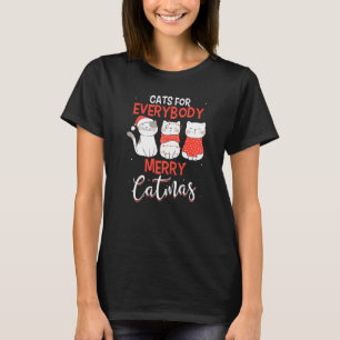 Merry Christmas Catmas Cats For Cat T-Shirt