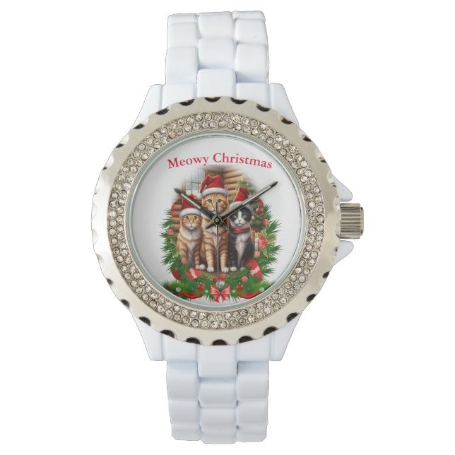 Merry Christmas Cats Watch (Front)