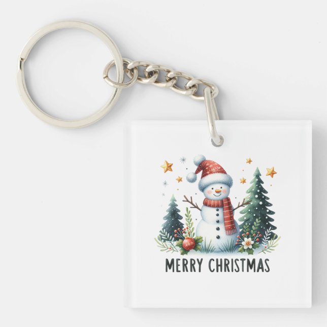 Merry Christmas – Celebrate the Season of Joy and  Key Ring (Front)