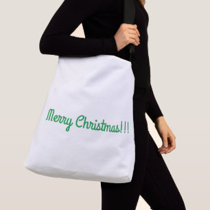 Merry Christmas Celebration wishes Printed Shop Crossbody Bag
