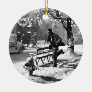 Merry Christmas Ceramic Ornament