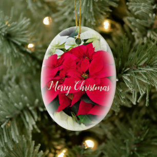Merry Christmas Ceramic Ornament