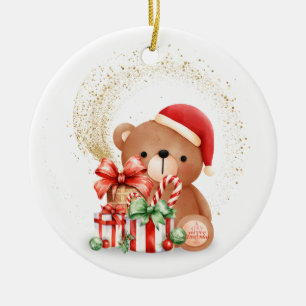 Merry Christmas Ceramic Ornament