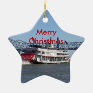 Merry Christmas Ceramic Ornament