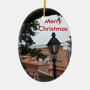 Merry Christmas Ceramic Ornament