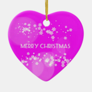 Merry Christmas Ceramic Ornament