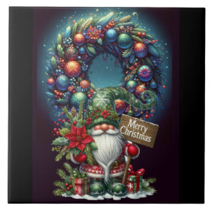 MERRY CHRISTMAS CERAMIC TILE