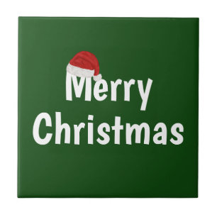 Merry Christmas Ceramic Tile