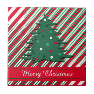 Merry Christmas Ceramic Tile
