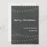 Merry Christmas Chalkboard Design Holiday Card<br><div class="desc">All the best this holiday season.</div>