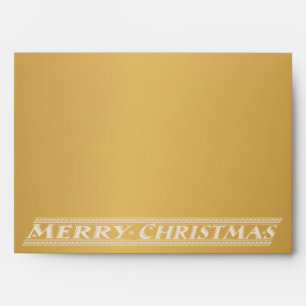 MERRY CHRISTMAS CHALKBOARD - GOLD ENVELOPE