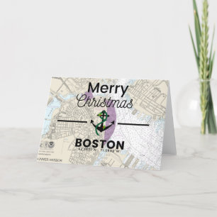 Merry Christmas Chart- Boston Holiday Card