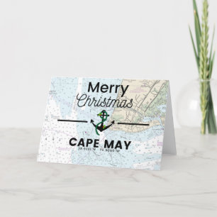 Merry Christmas Chart- Cape May Holiday Card