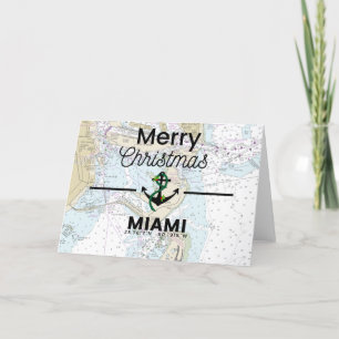 Merry Christmas Chart-  Miami Holiday Card