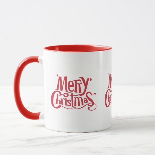 Merry Christmas Cheer Mug (Left)