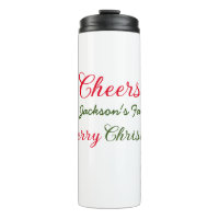 merry christmas cheers add family name text photo