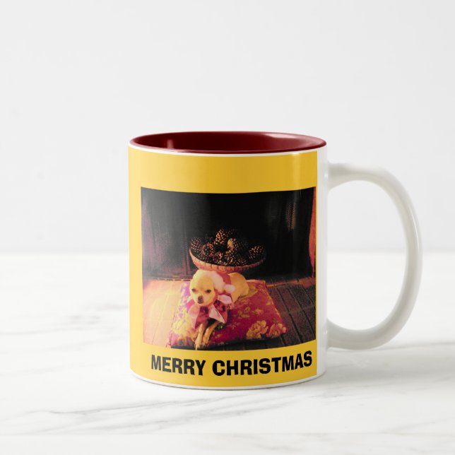 MERRY CHRISTMAS - CHICHI PUCHI MUG (Right)