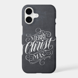 Merry CHRISTmas Christian Chalkboard Calligraphy
