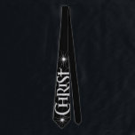 Merry CHRISTmas Christian Chalkboard Calligraphy Tie<br><div class="desc">We say 'Merry CHRISTmas' all the time, but often forget the origin of the words. This art features original hand lettering that focuses on the true meaning of Christmas, simply and elegantly in the fashionable chalkboard look. Show your CHRISTmas spirit to family and friends when they come over to for...</div>