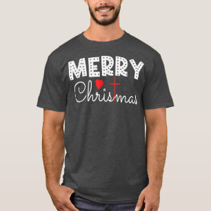 Merry Christmas Christian Happy Holidays Faith and T-Shirt