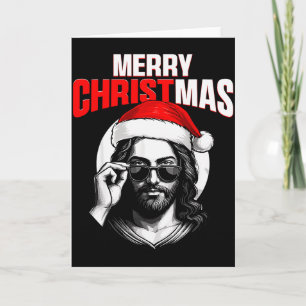 Merry Christmas Christian Jesus Pajamas Pjs Xmas M Card
