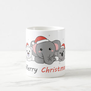 Merry Christmas Christmas Animals Cute Animals Cof Coffee Mug