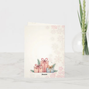 Merry Christmas! Christmas card. Christmas candy  Holiday Card