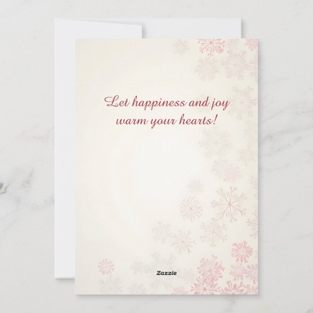 Merry Christmas! Christmas card. Christmas candy  Holiday Card (Back)