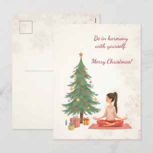 Merry Christmas! Christmas card.  Holiday Postcard