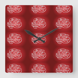 "MERRY CHRISTMAS" CHRISTMAS CLOCK