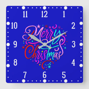 Merry Christmas - Christmas Designs  Clock